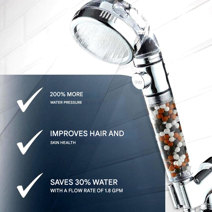 Douchekop met hogedrukfilter – efficiënte straal met ingebouwde filtering