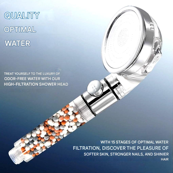 Douchekop met hogedrukfilter – efficiënte straal met ingebouwde filtering