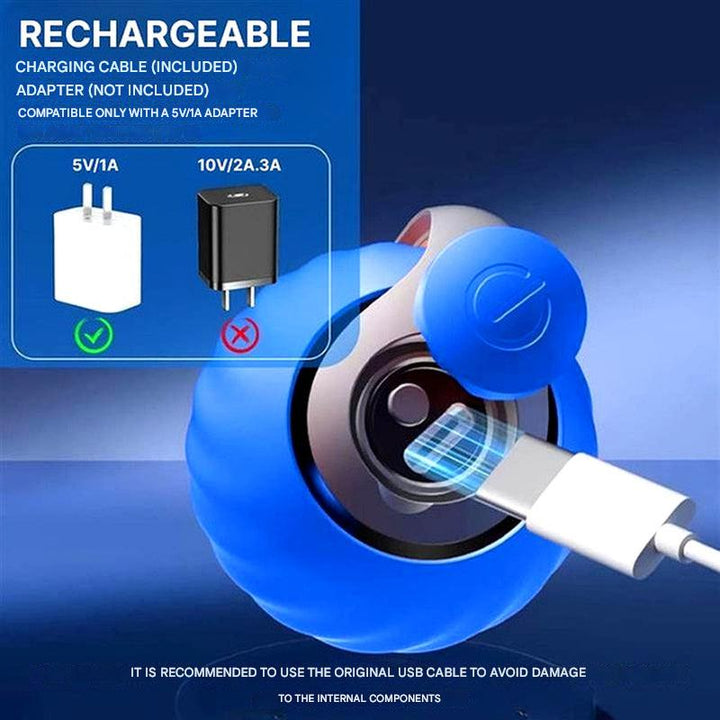 Interactief kattenbal-speelgoed - zelfbewegende rollende speelbol