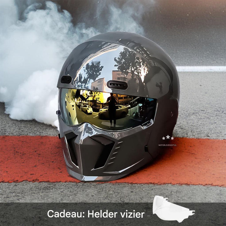 Motorhelm – DOT- en ECE-goedgekeurd, tijdloze look