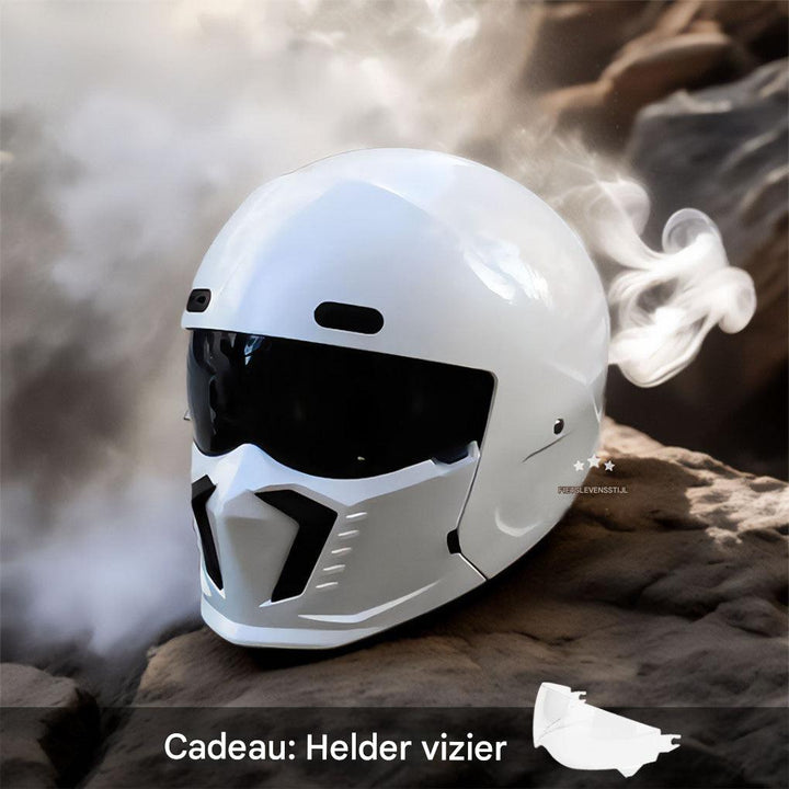 Motorhelm – DOT- en ECE-goedgekeurd, tijdloze look