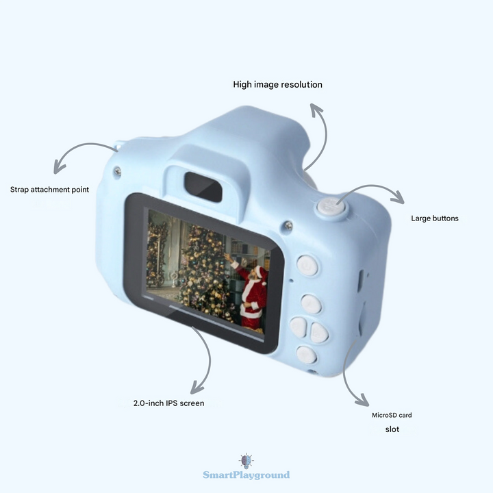 Kindercamera met Foto- en Video-opname – Duurzaam en Gebruiksvriendelijk