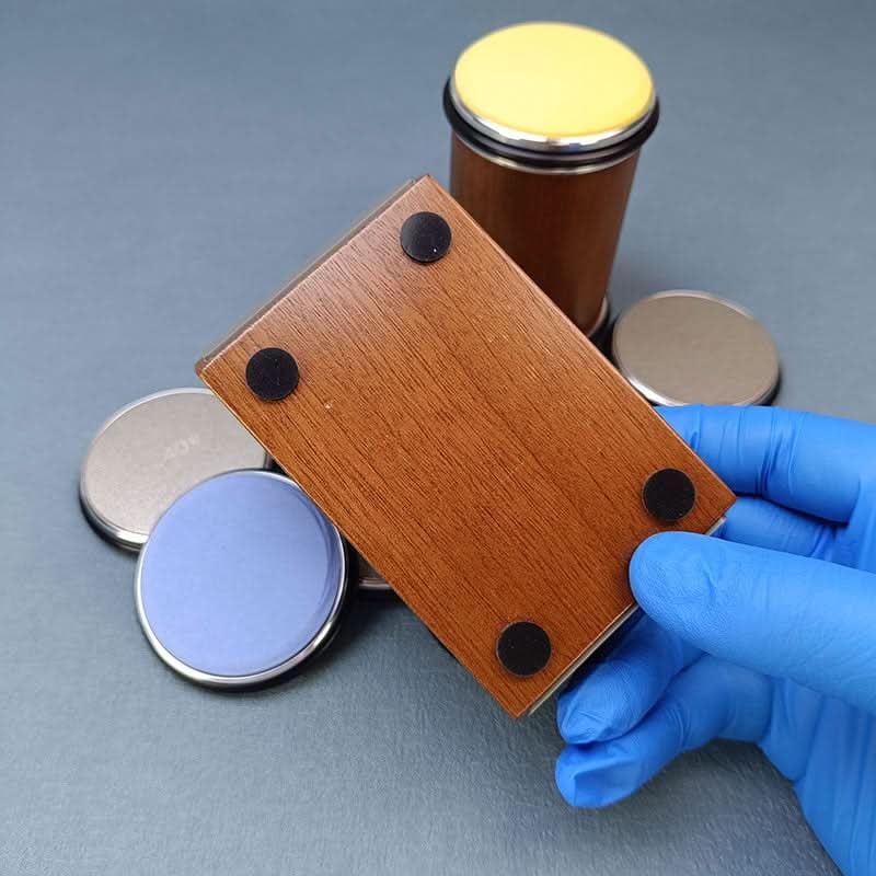 Rollende messenslijper tuimelaar magnetische hoekgeleider hout draagbaar diamant