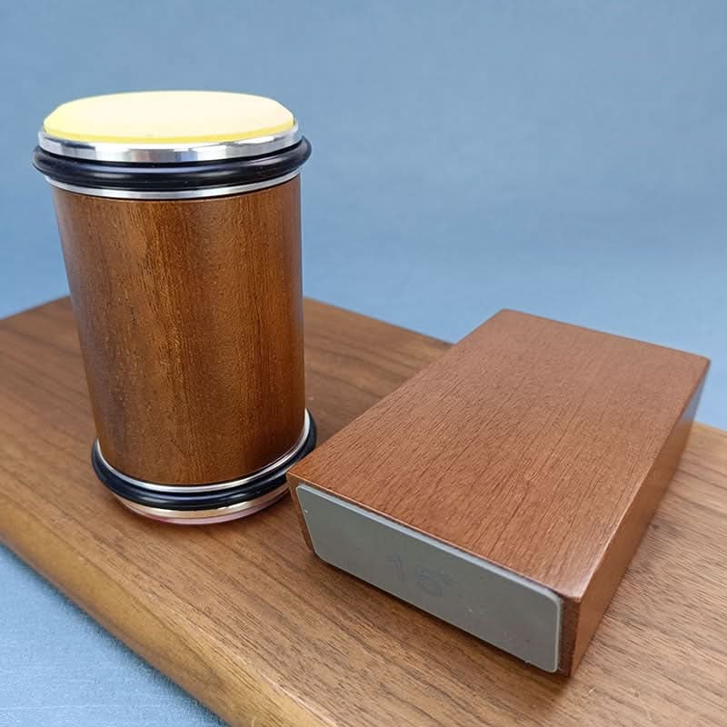Rollende messenslijper tuimelaar magnetische hoekgeleider hout draagbaar diamant