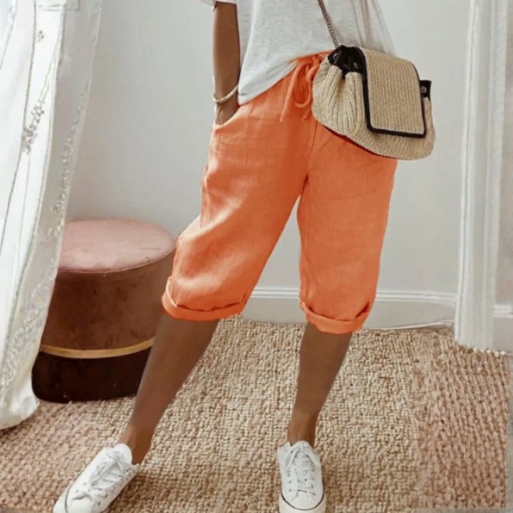 Ademende Damesshorts met Zakken