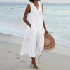 Zomerse Jurk voor Dames – Mouwloze Casual Vakantiejurk