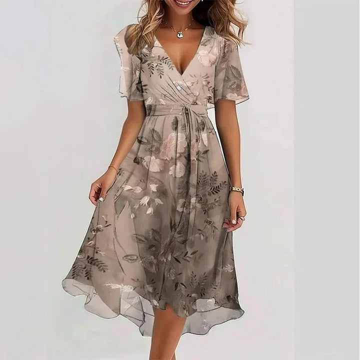 Valeria – Dames Jurk met Bloemenprint
