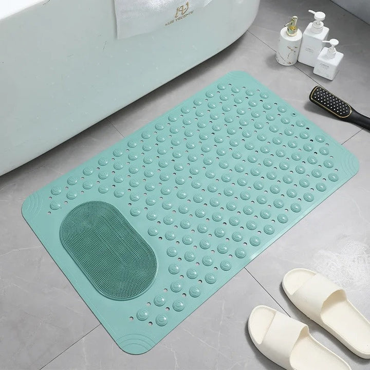 Antislip Douchemat met Ingebouwde Voetenscrubber