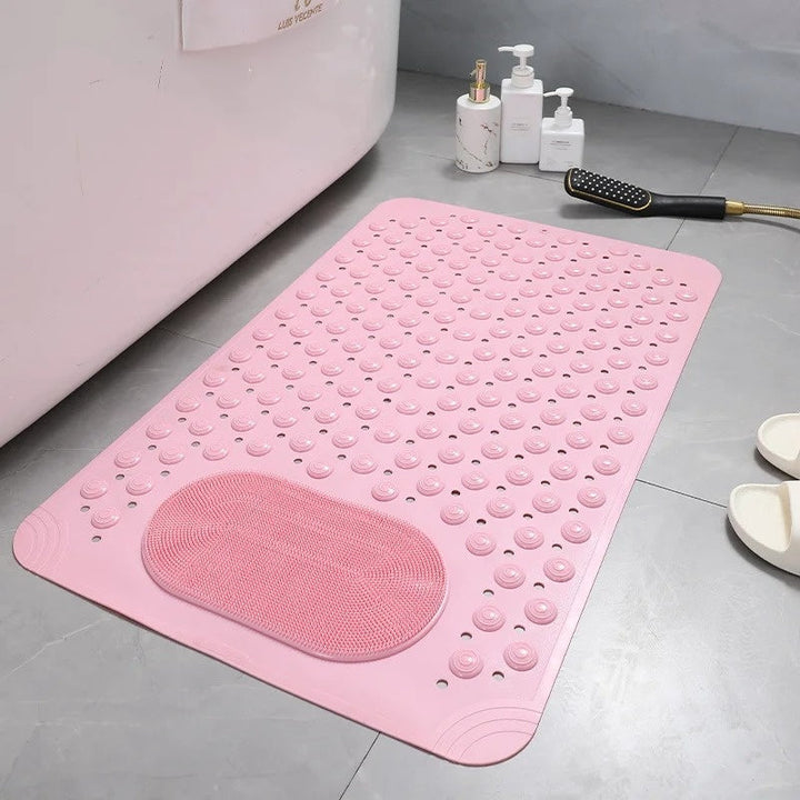 Antislip Douchemat met Ingebouwde Voetenscrubber