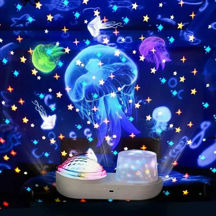 SereneStarlight Nachtprojector | Gekleurd licht voor plafonds en muren voor kinderen