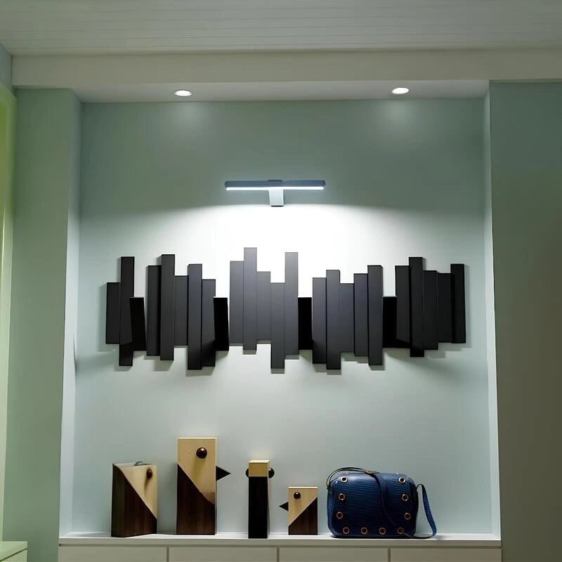 Wandlamp schilderijverlichting LED oplaadbaar draadloos metaal