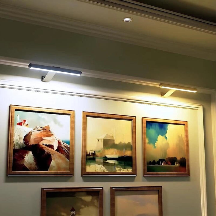 Wandlamp schilderijverlichting LED oplaadbaar draadloos metaal