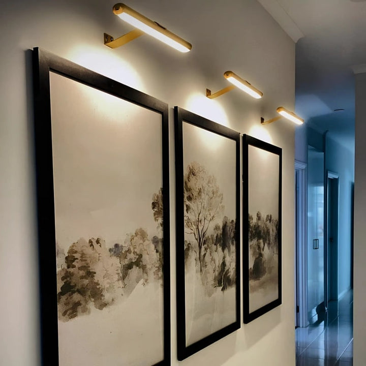 Wandlamp schilderijverlichting LED oplaadbaar draadloos metaal