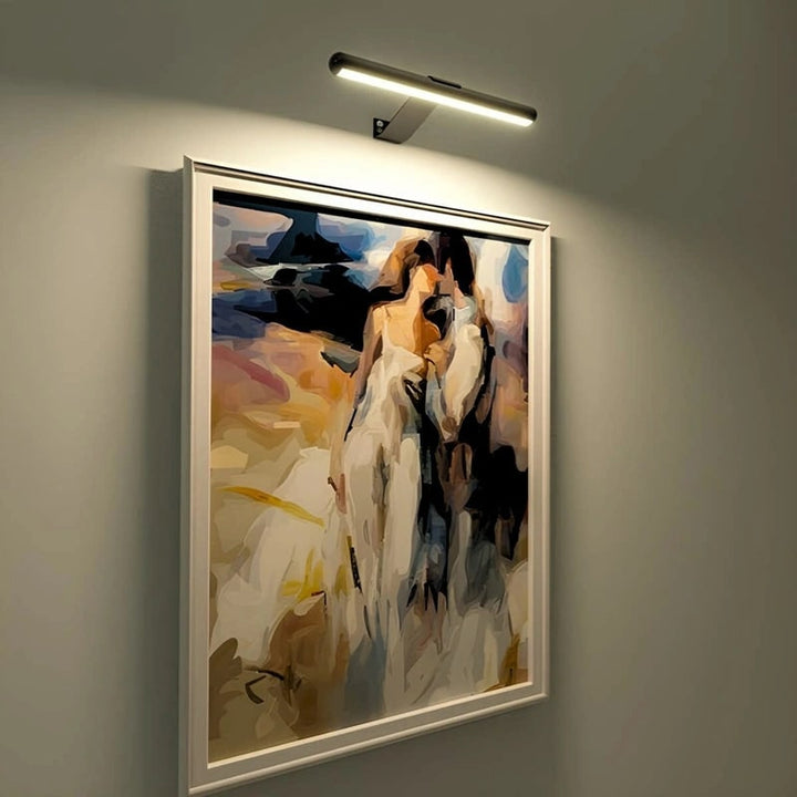 Wandlamp schilderijverlichting LED oplaadbaar draadloos metaal