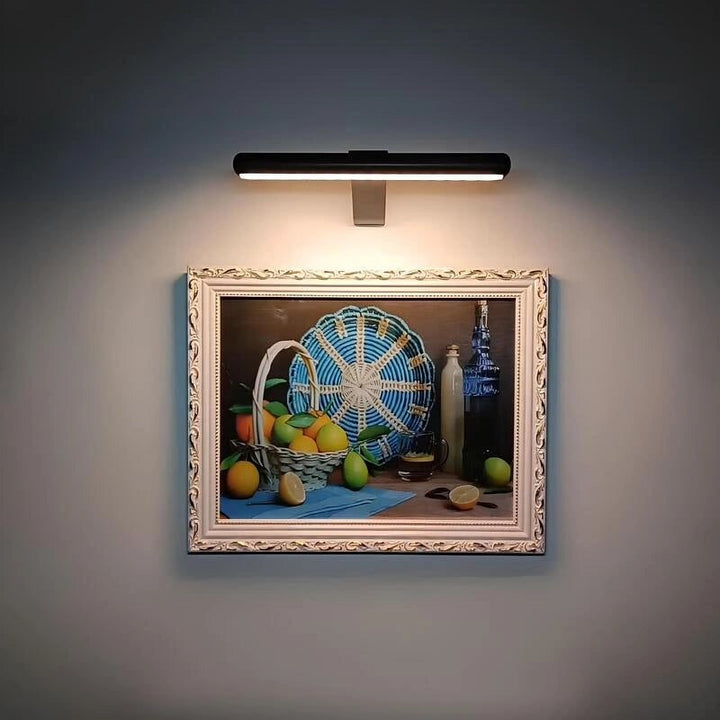 Wandlamp schilderijverlichting LED oplaadbaar draadloos metaal