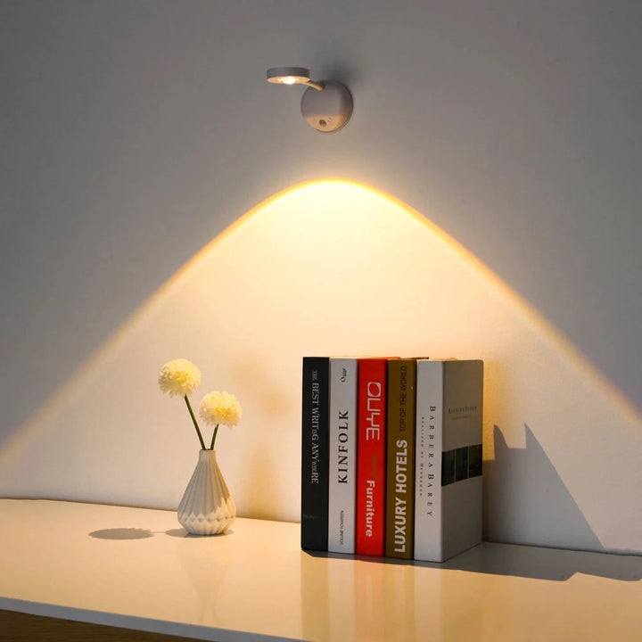 Wandlamp voor schilderij, draadloze wandlamp, LED snoerloos, magnetisch, verstelbaar