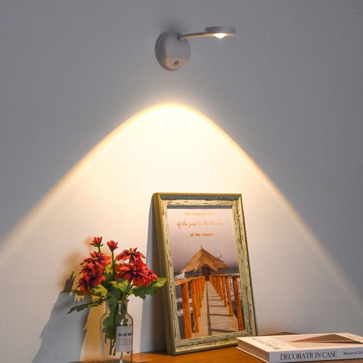 Wandlamp voor schilderij, draadloze wandlamp, LED snoerloos, magnetisch, verstelbaar