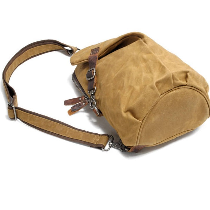 Waterafstotende canvas crossbodytas met antidiefstalvak – MultiWear