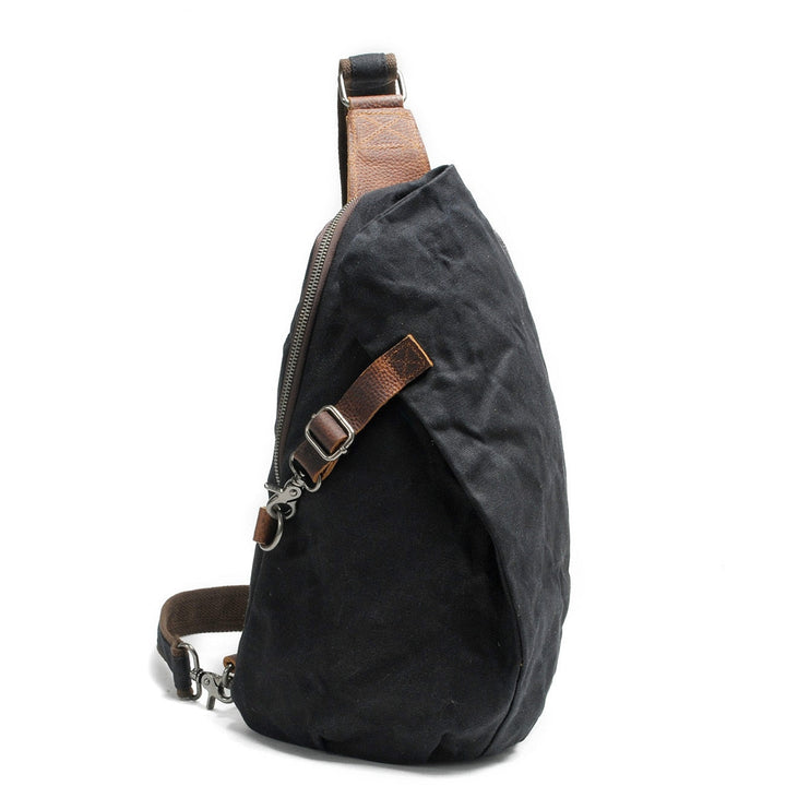 Waterafstotende canvas crossbodytas met antidiefstalvak – MultiWear