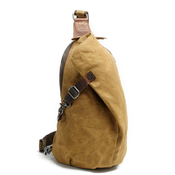 Waterafstotende canvas crossbodytas met antidiefstalvak – MultiWear
