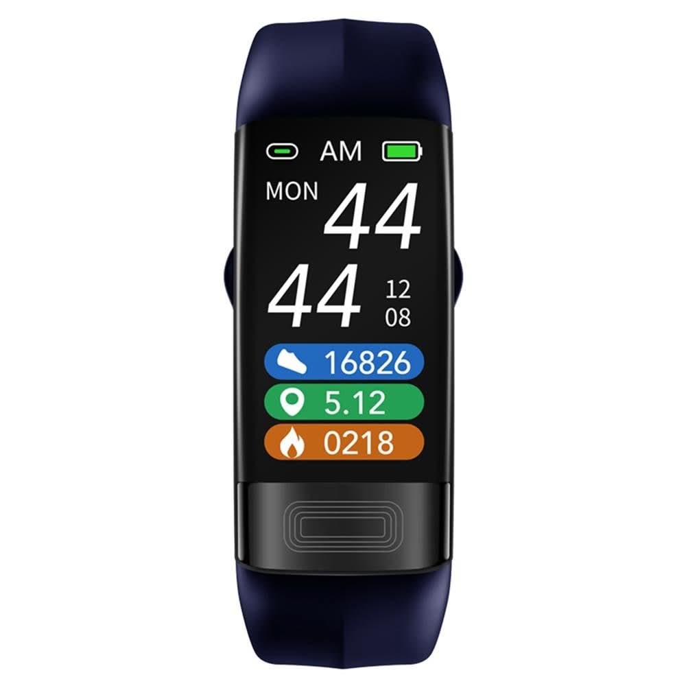 Waterbestendige fitnesstracker wearable hartslag activiteit siliconen band ECG-monitor