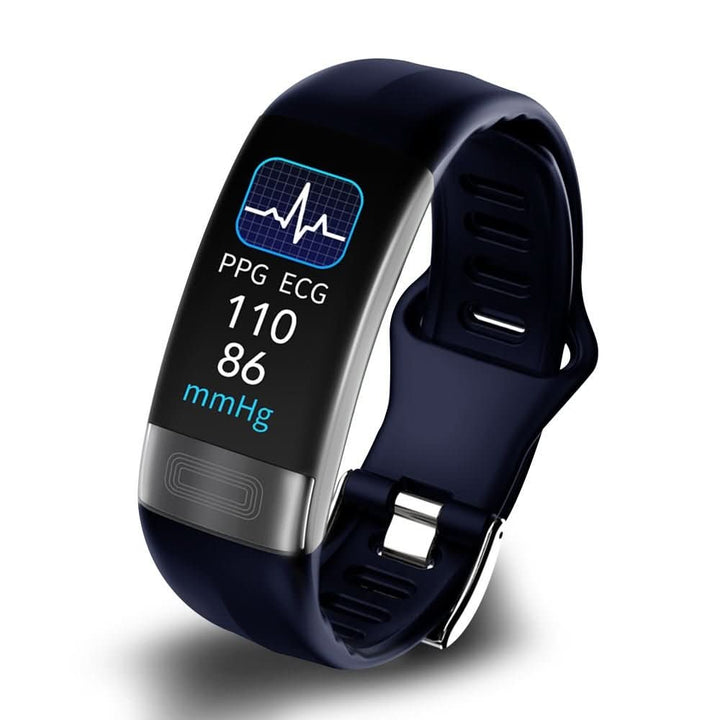 Waterbestendige fitnesstracker wearable hartslag activiteit siliconen band ECG-monitor
