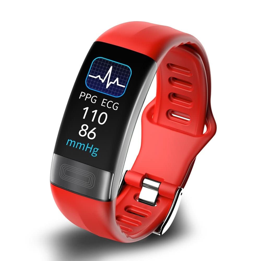 Waterbestendige fitnesstracker wearable hartslag activiteit siliconen band ECG-monitor