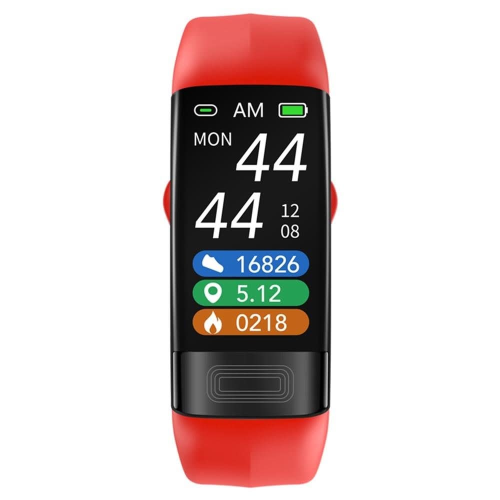 Waterbestendige fitnesstracker wearable hartslag activiteit siliconen band ECG-monitor
