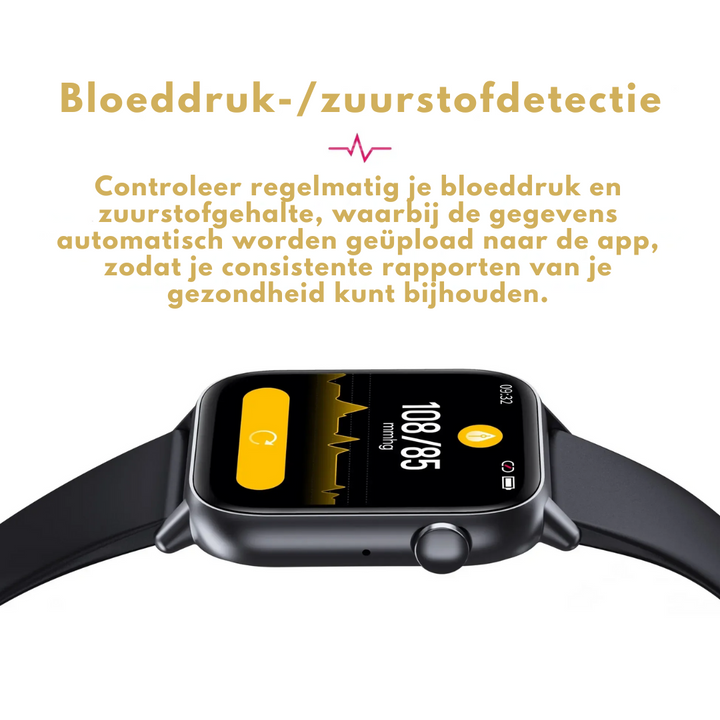 WellnessPro Smartwatch - Gezondheid | Waterdicht
