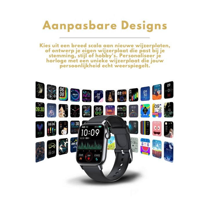 WellnessPro Smartwatch - Gezondheid | Waterdicht