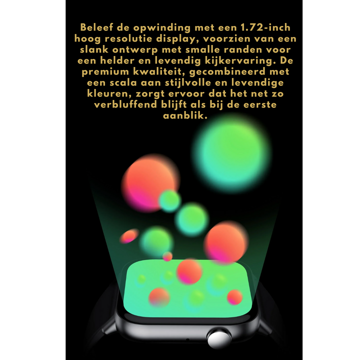 WellnessPro Smartwatch - Gezondheid | Waterdicht
