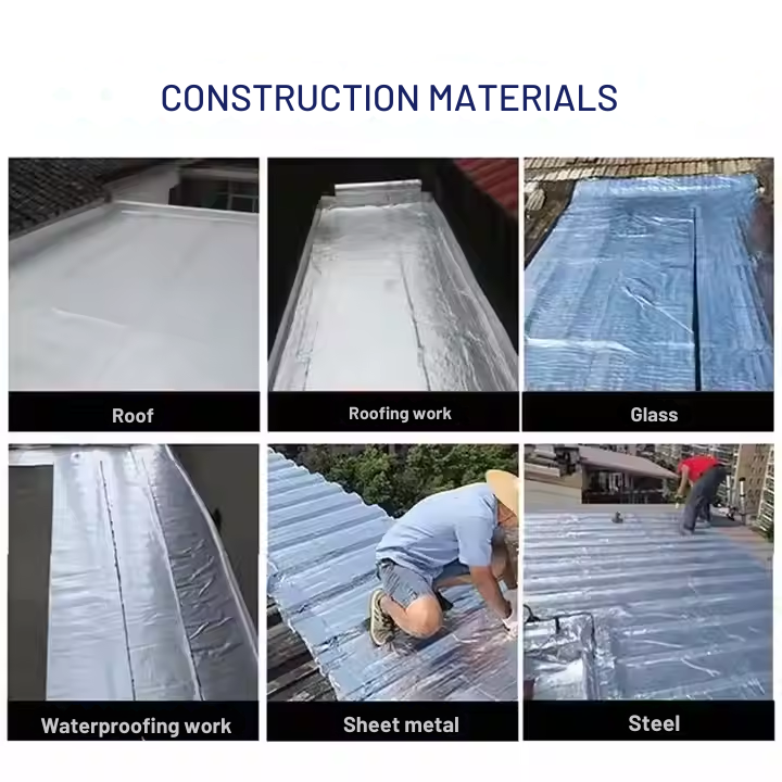 Waterdichte tape butyl sterke kleefkracht aluminiumfolie achterzijde dakreparatie lekkage afdichten