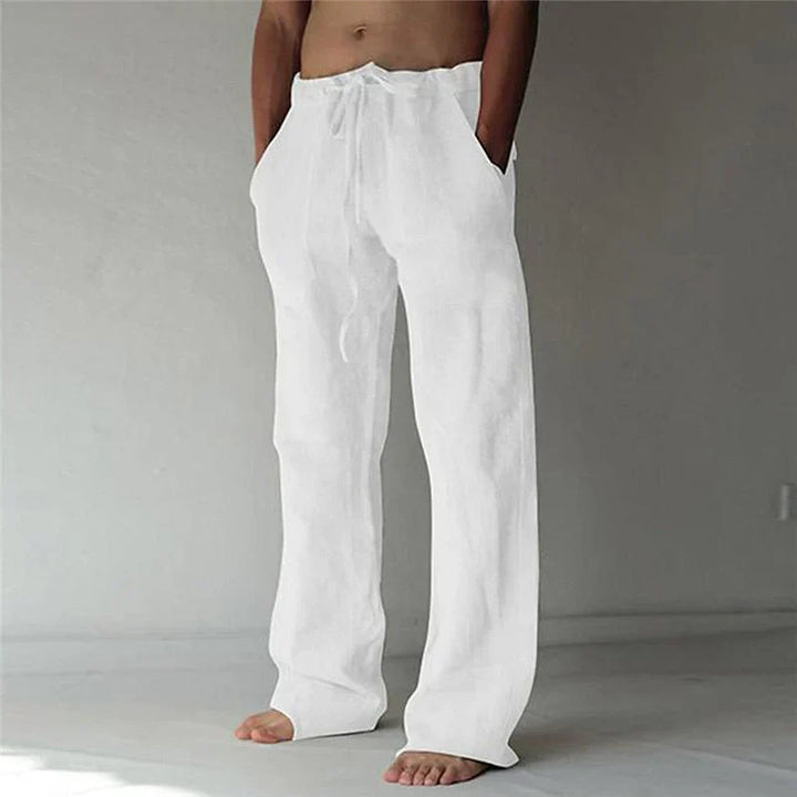 Heren Linnen Broek voor Lente & Herfst