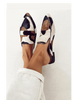 Dames mule loafers van koeienhuid met koeienprint