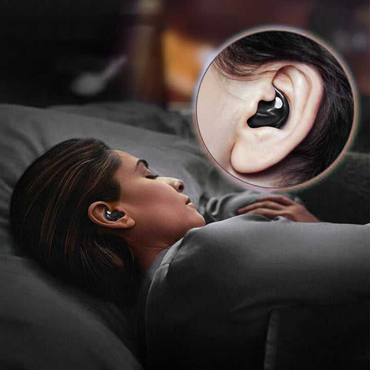 SomnioBuds Slaapoordopjes | Ultra Dun & Ergonomisch | Noise Cancelling | Waterdicht IPX5 & 24u Batterij