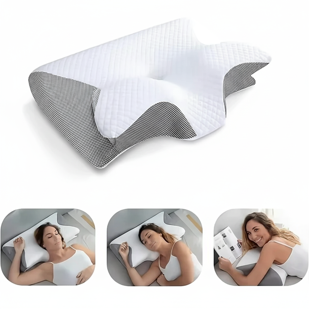 DreamAlign Orthopedisch Kussen – Luxe Traagschuim Kussen bij Nekpijn & Alle Slaaphoudingen