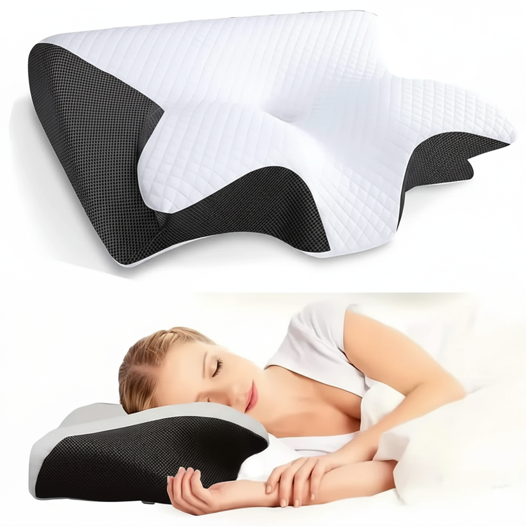 DreamAlign Orthopedisch Kussen – Luxe Traagschuim Kussen bij Nekpijn & Alle Slaaphoudingen