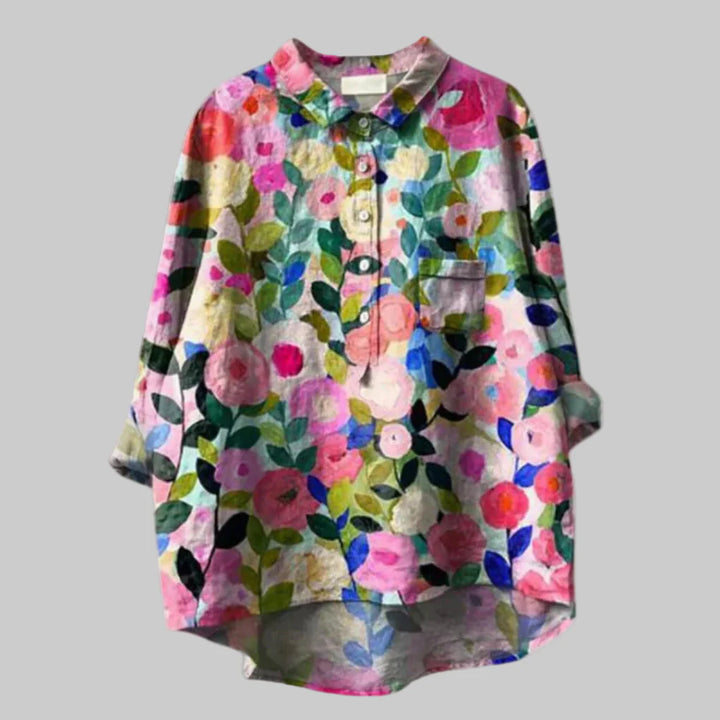 Dames blouse met bloemenprint – Bloeiende stijl voor dagelijks gebruik