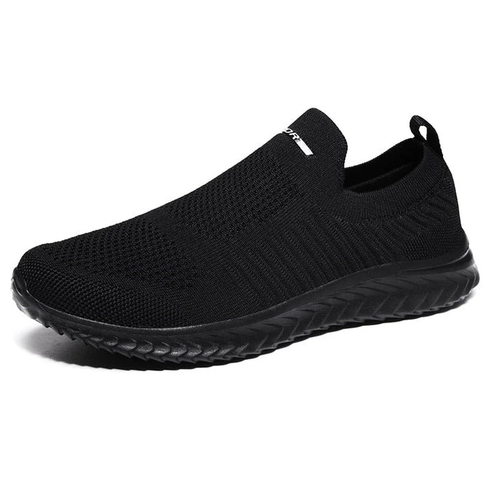 Gebreide instap sneakers met voetboogondersteuning