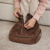 Pluche voetenwarmer met shiatsu-vibratie en warmte