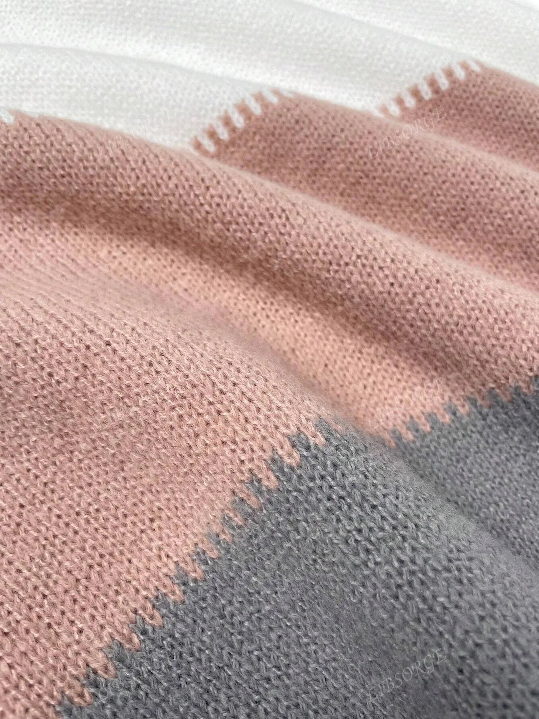 Dames luipaardprint colour-block gebreide trui