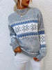 Relaxed fit Fair Isle-coltrui