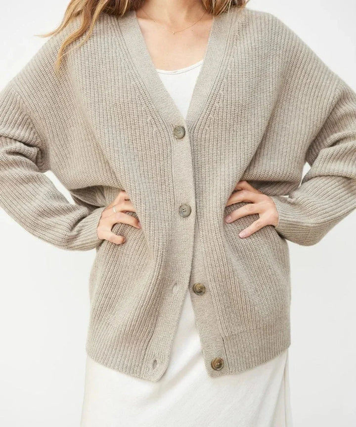 Relaxed-fit V-hals cashmere vest