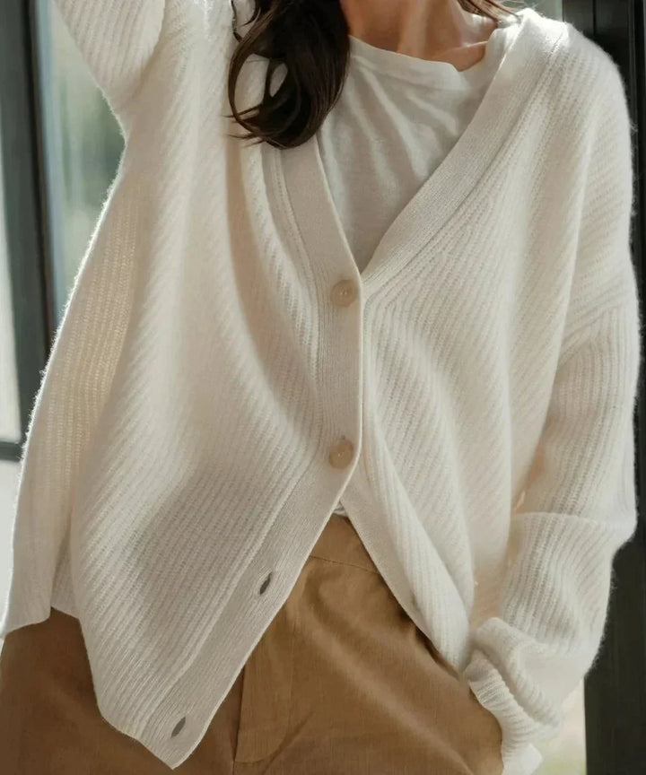 Relaxed-fit V-hals cashmere vest