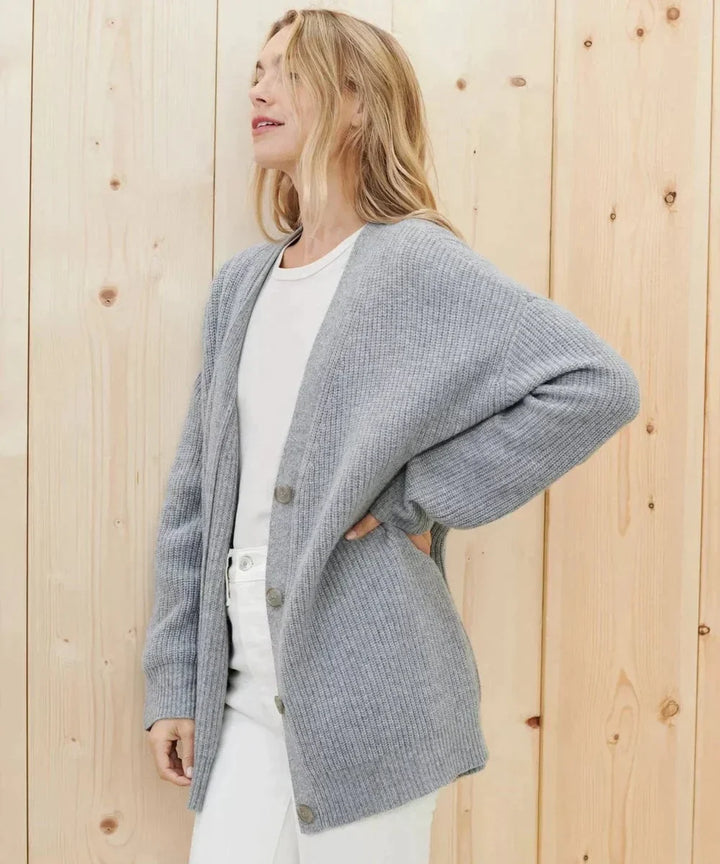 Relaxed-fit V-hals cashmere vest