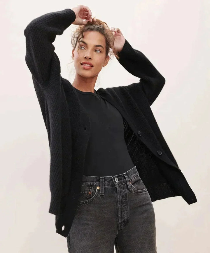 Relaxed-fit V-hals cashmere vest