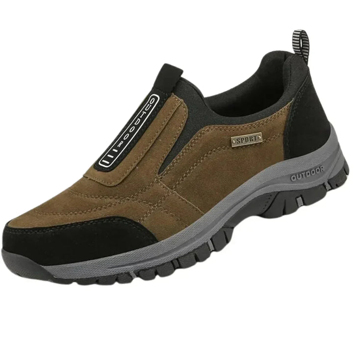Suede-look instapschoenen met gedempte zool