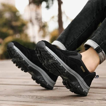 Suede-look instapschoenen met gedempte zool