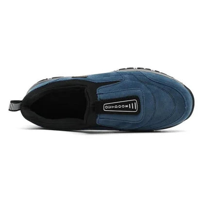 Suede-look instapschoenen met gedempte zool