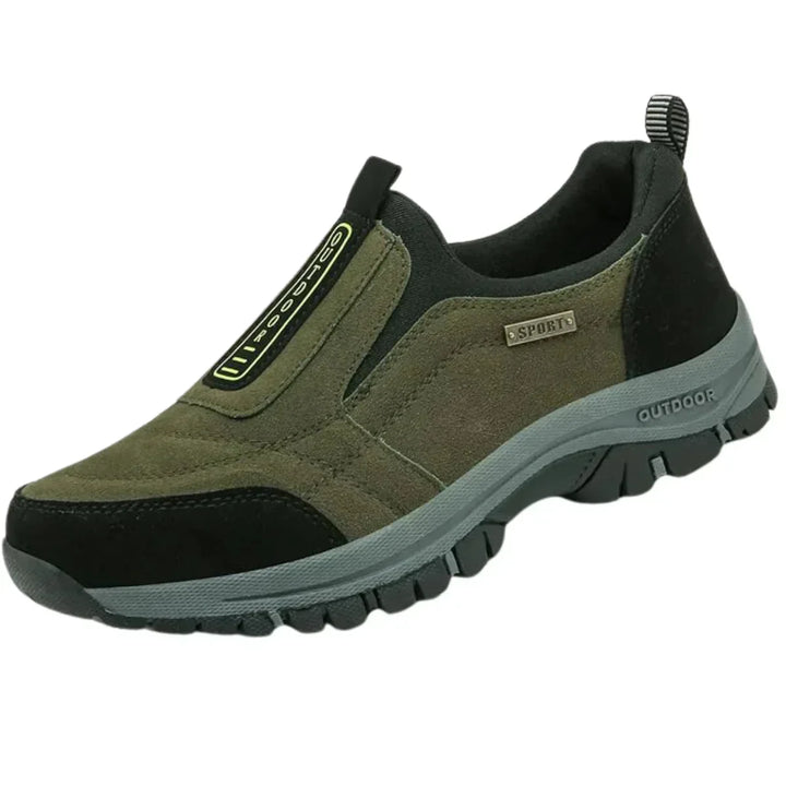 Suede-look instapschoenen met gedempte zool